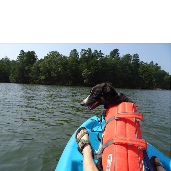 Ailsa kayaking